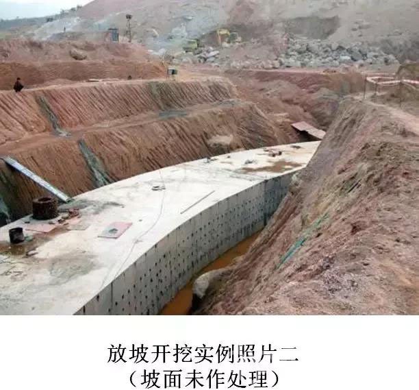 和平放坡开挖及简易支护适用性